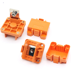  battery terminals  5353-350A (b-A-400f) steam (orange+black)