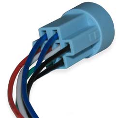 Switch socket, diameter 19mm 8-pin