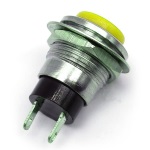 Кнопка DS-318 без фіксації OFF- (ON) жовта