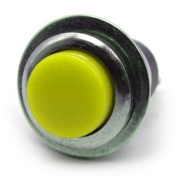 Button DS-318 momentary OFF- (ON) yellow