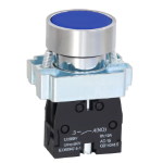 Panel button<gtran/> XB2-BA61C 1NO 10A Blue<gtran/>