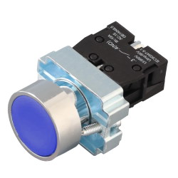 Panel button XB2-BA61C 1NO 10A Blue