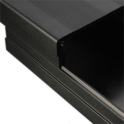 Aluminum housing 100*76*35MM aluminum case BLACK