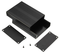 Aluminum housing 100*76*35MM aluminum case BLACK