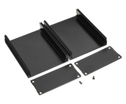 Aluminum housing 100*76*35MM aluminum case BLACK