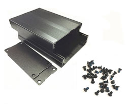 Aluminum housing 100*76*35MM aluminum case BLACK