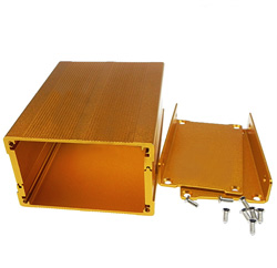 Aluminum housing 110*76*46MM aluminum case GOLD