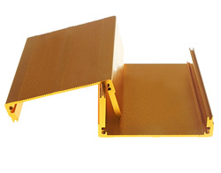 Aluminum housing 110*76*46MM aluminum case GOLD