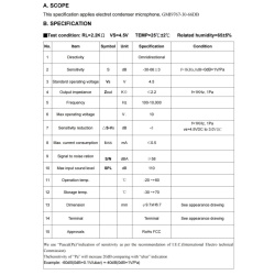 Микрофон электретный GMI9767