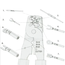 Crimp pliers YTH-202B