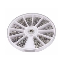 Screw set M1 M1.2 M1.4 M1.6 with nuts 1000pcs