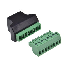 Nest 8P8C [RJ45] with pluggable terminal block