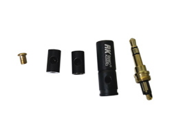 Штекер на кабель Ranko 3-pin 3.5mm Чорний