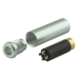 Cable socket Sennheiser 4-pin 3.5mm anodized alum. Grey