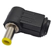 Power plug  6.0/4.0x1.0mm l = 10mm with pin plastic angular
