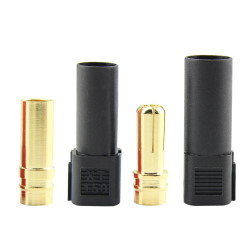 Battery connector  XT150 Чорна вилка+розетка