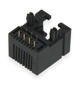 Гніздо TJ5M-8p8c RJ45 на плату горизонтальне