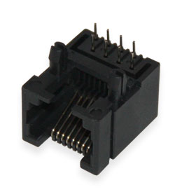 Гніздо TJ5M-8p8c RJ45 на плату горизонтальне