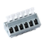 Screwless terminal block WJ<gtran/> 243a-5.0-06p-11a-00a сірий<gtran/>