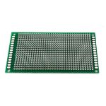 Single-sided board<gtran/>  mock 5cmX10cmX1.6mm pitch 2.54mm double mask<gtran/>