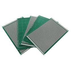 Single-sided board  mock 8cmX12cmX1.6mm pitch 2.54mm double mask