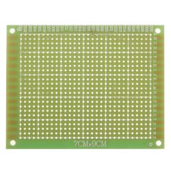 Single-sided board  dummy 7cmX9cmX1.6mm pitch 2.54mm mask one-sided