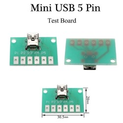 Плата друкарська з роз'ємом miniUSB 5p to DIP