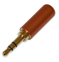 Plug to cable  Sennheiser 3-pin 3.5mm enamel Coral