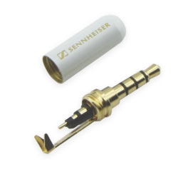 Plug to cable  Sennheiser 4-pin 3.5mm enamel White, type B