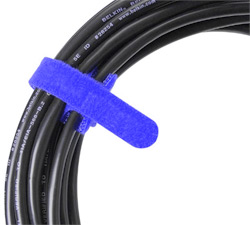  Cable tie  Velcro BLUE 150x10mm without buckle
