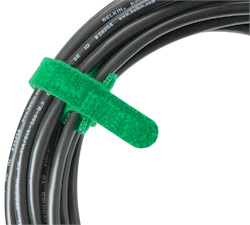  Cable tie  Velcro GREEN 150x10mm without buckle