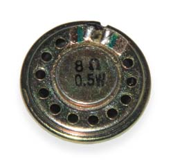  Loudspeaker 27mm, 8 ohm, 0.5W